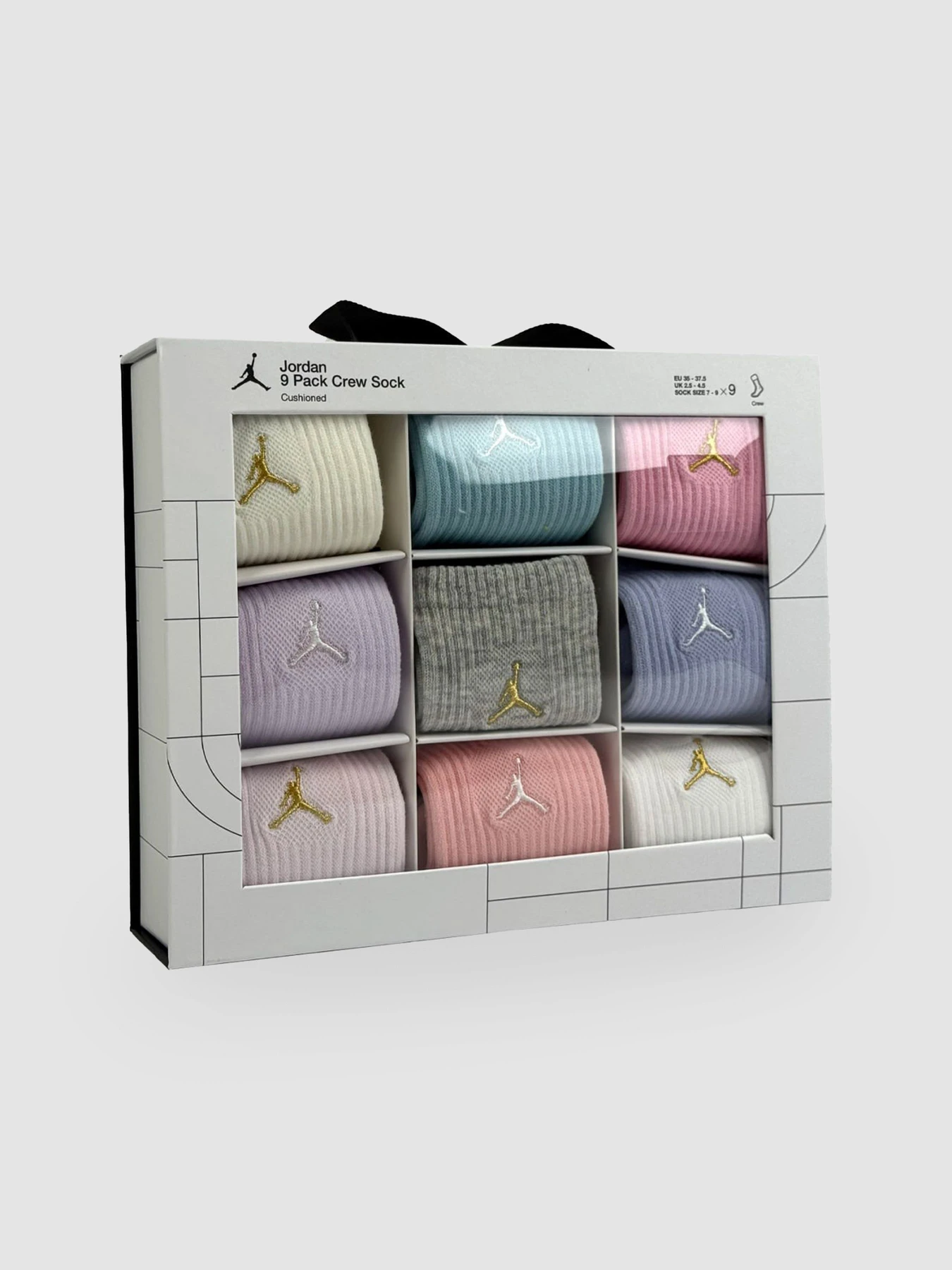 Шкарпетки та гольфи Jordan Jdn Holiday 9Pk Crew Gift Box модель BJ0810-782 Шкарпетки та гольфи Jordan Jdn Holiday 9Pk Crew Gift Box модель BJ0810-782 Фото