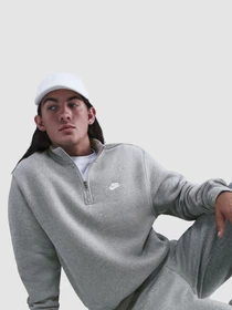 Худі та світшоти NIKE Club 1/2 Zip Fleece модель FN3864-063 Фото
