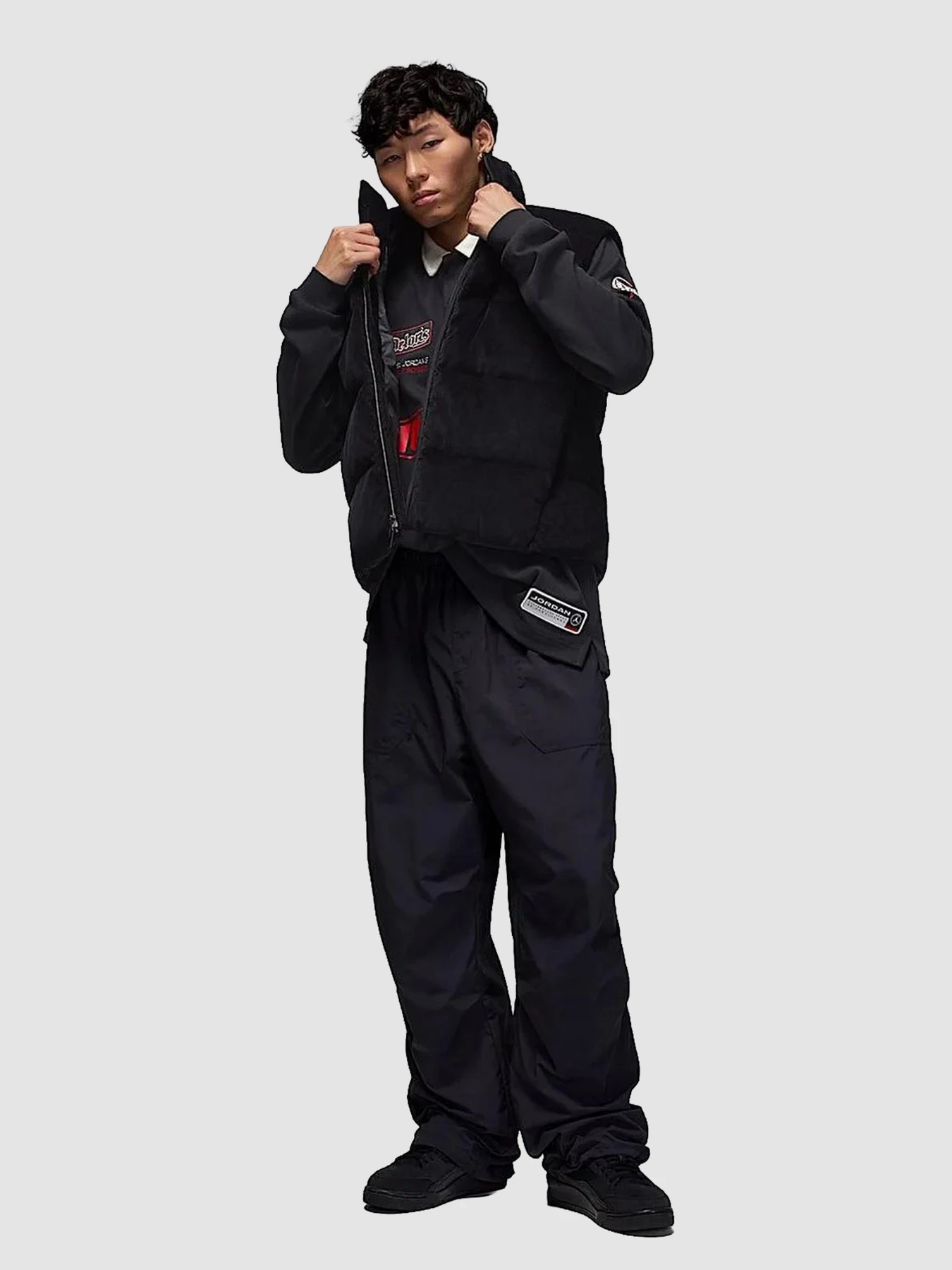 Куртки и дубленки Jordan Flt Down Black модель HV0534-010 Фото