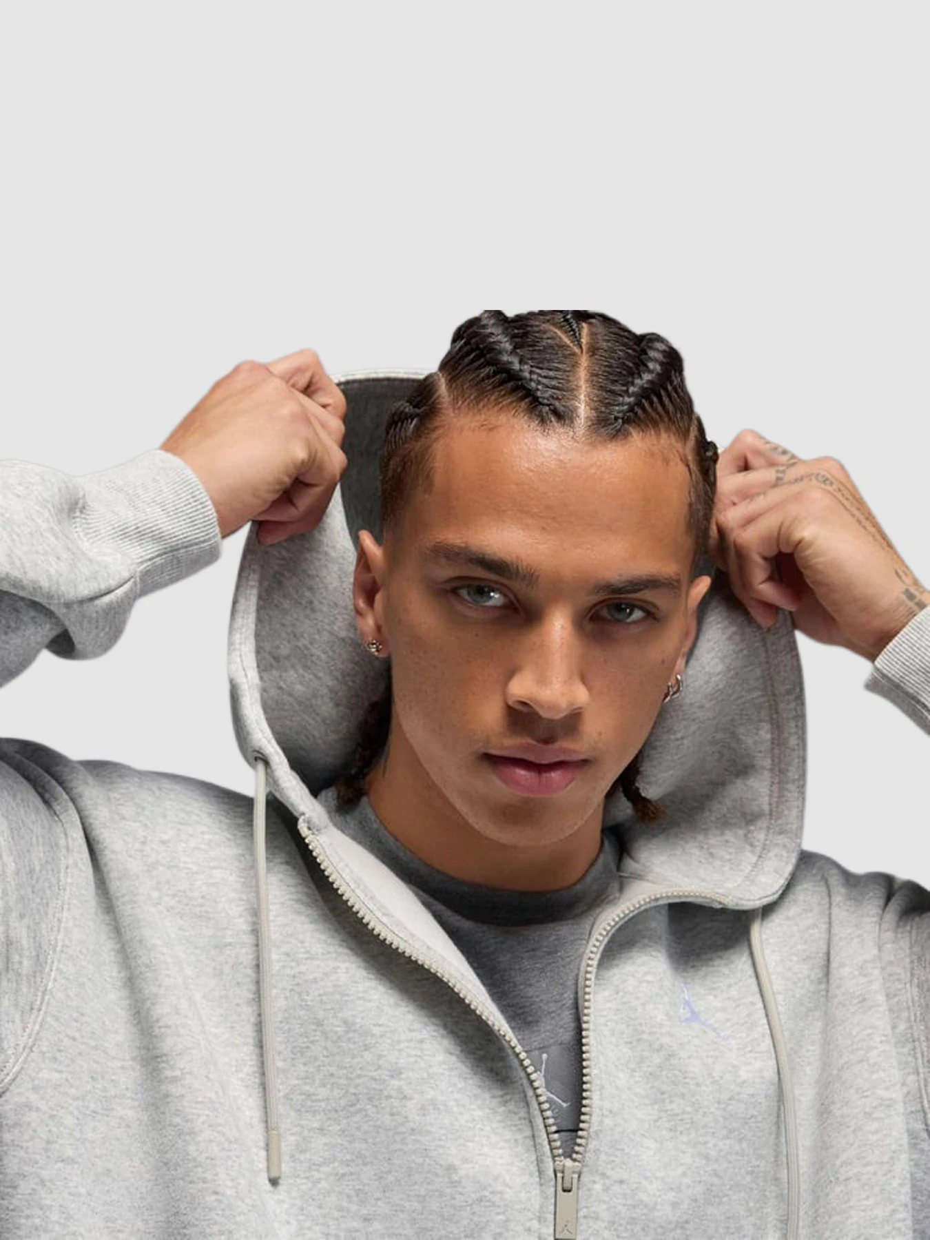 Худі та світшоти Jordan Brooklyn Fleece Oversized Full-Zip модель IB7231-050 Худі та світшоти Jordan Brooklyn Fleece Oversized Full-Zip модель IB7231-050 Фото