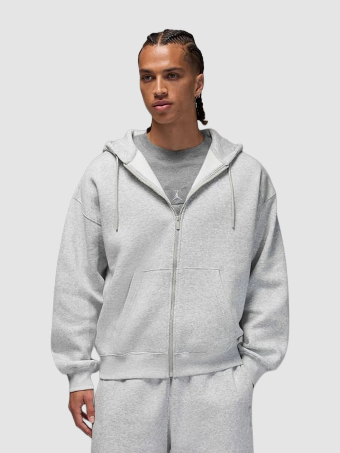 Худі та світшоти Jordan Brooklyn Fleece Oversized Full-Zip модель IB7231-050 Худі та світшоти Jordan Brooklyn Fleece Oversized Full-Zip модель IB7231-050 Фото