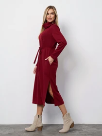 Платья ISSA Plus модель 15400_бордовый Фото