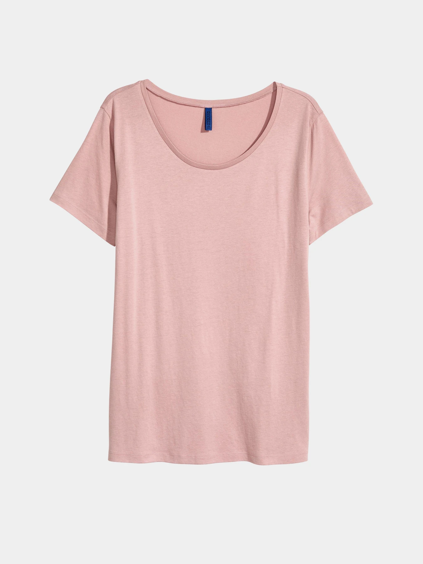 Футболки и поло H&M модель 5141796RP2_темно-розовая пудра Фото
