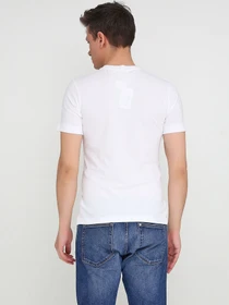 Футболки и поло H&M модель 5099376RP21_белый с принтом Фото