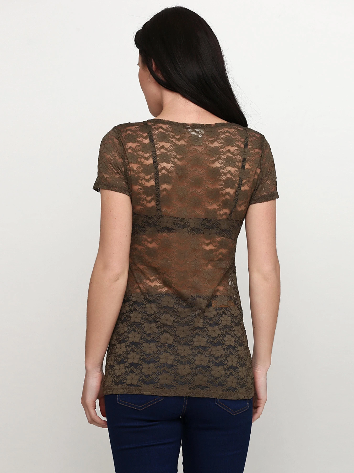 Футболки и поло H&M модель 1797927RP6_хаки Фото
