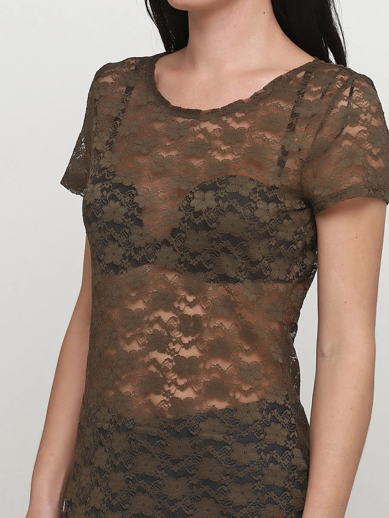 Футболки и поло H&M модель 1797927RP6_хаки Фото