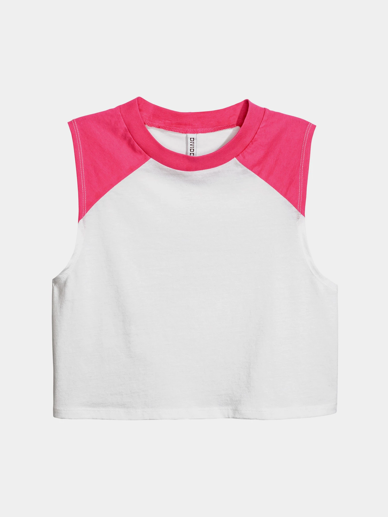 Футболки і поло H&M модель 5034575RP8_бело-розовый Фото