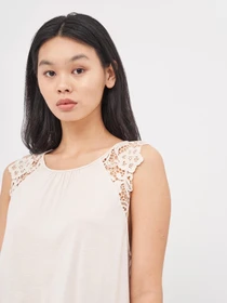 Футболки и поло H&M модель 7814610log_Светло-бежевый Фото