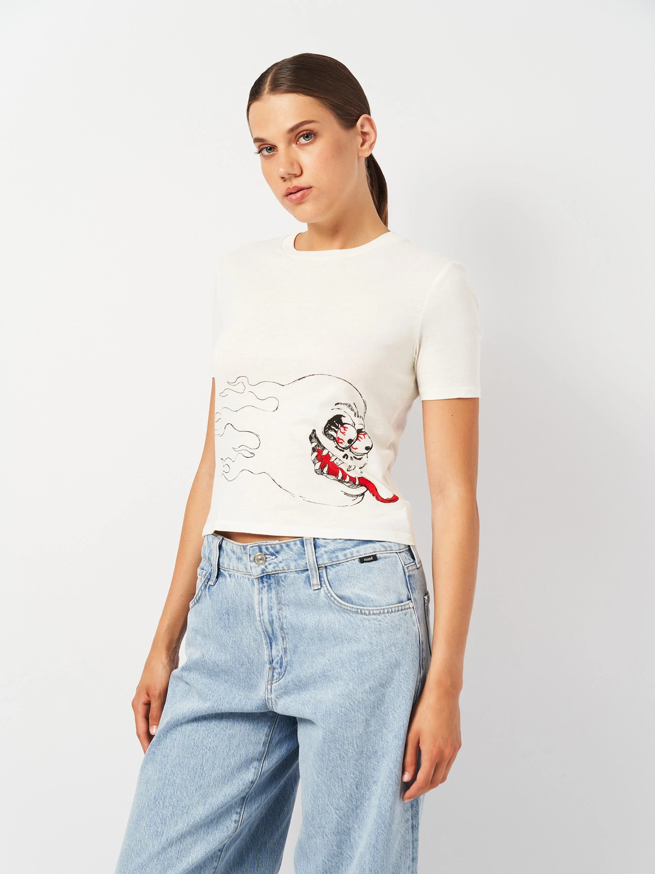 Футболки и поло H&M модель 5557002ral_Молочный Фото
