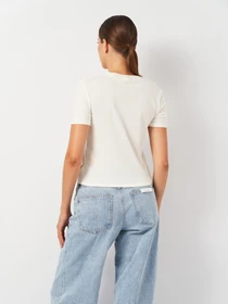 Футболки и поло H&M модель 5557002ral_Молочный Фото