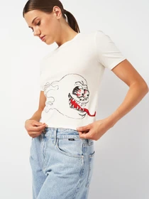 Футболки и поло H&M модель 5557002ral_Молочный Фото