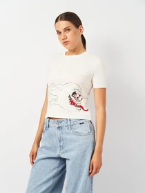 Футболки и поло H&M модель 5557002ral_Молочный Фото