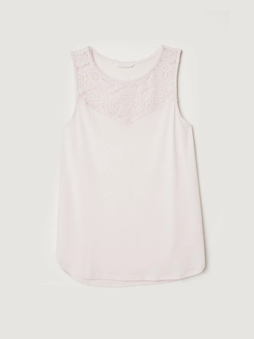 Футболки и поло H&M модель 6134597abr_Светло-розовый Фото