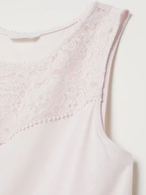 Футболки и поло H&M модель 6134597abr_Светло-розовый Фото