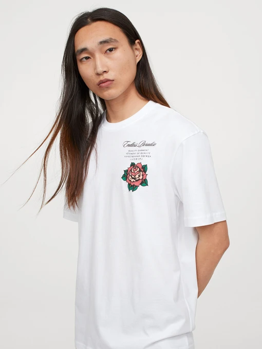 Футболки и поло H&M модель 6840215arl_Белый Фото