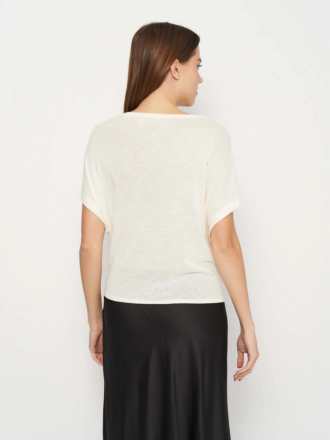 Футболки и поло H&M модель 8450311wer_Молочный Фото
