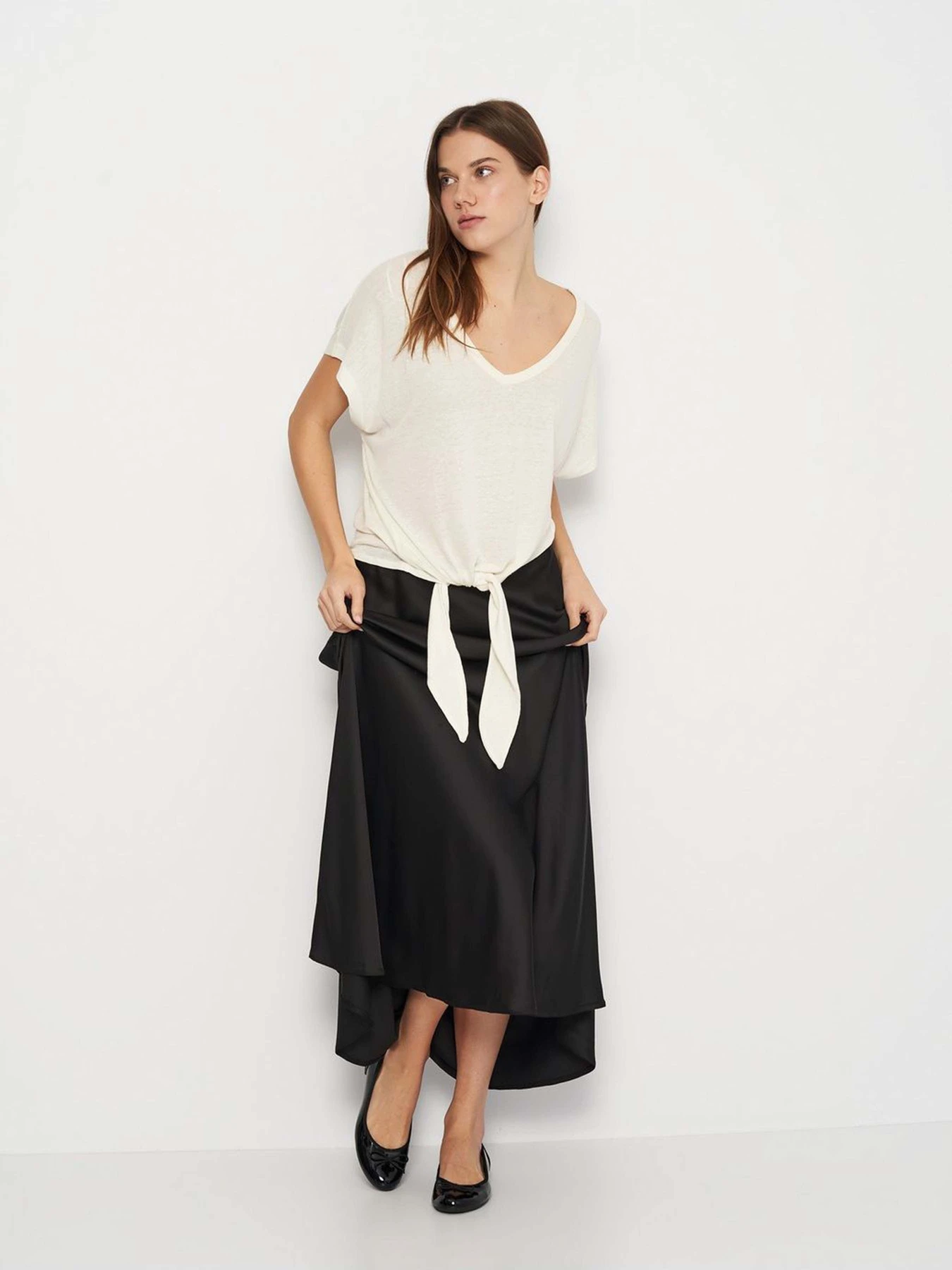 Футболки и поло H&M модель 8450311wer_Молочный Фото