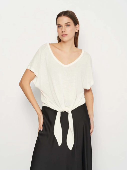 Футболки и поло H&M модель 8450311wer_Молочный Фото