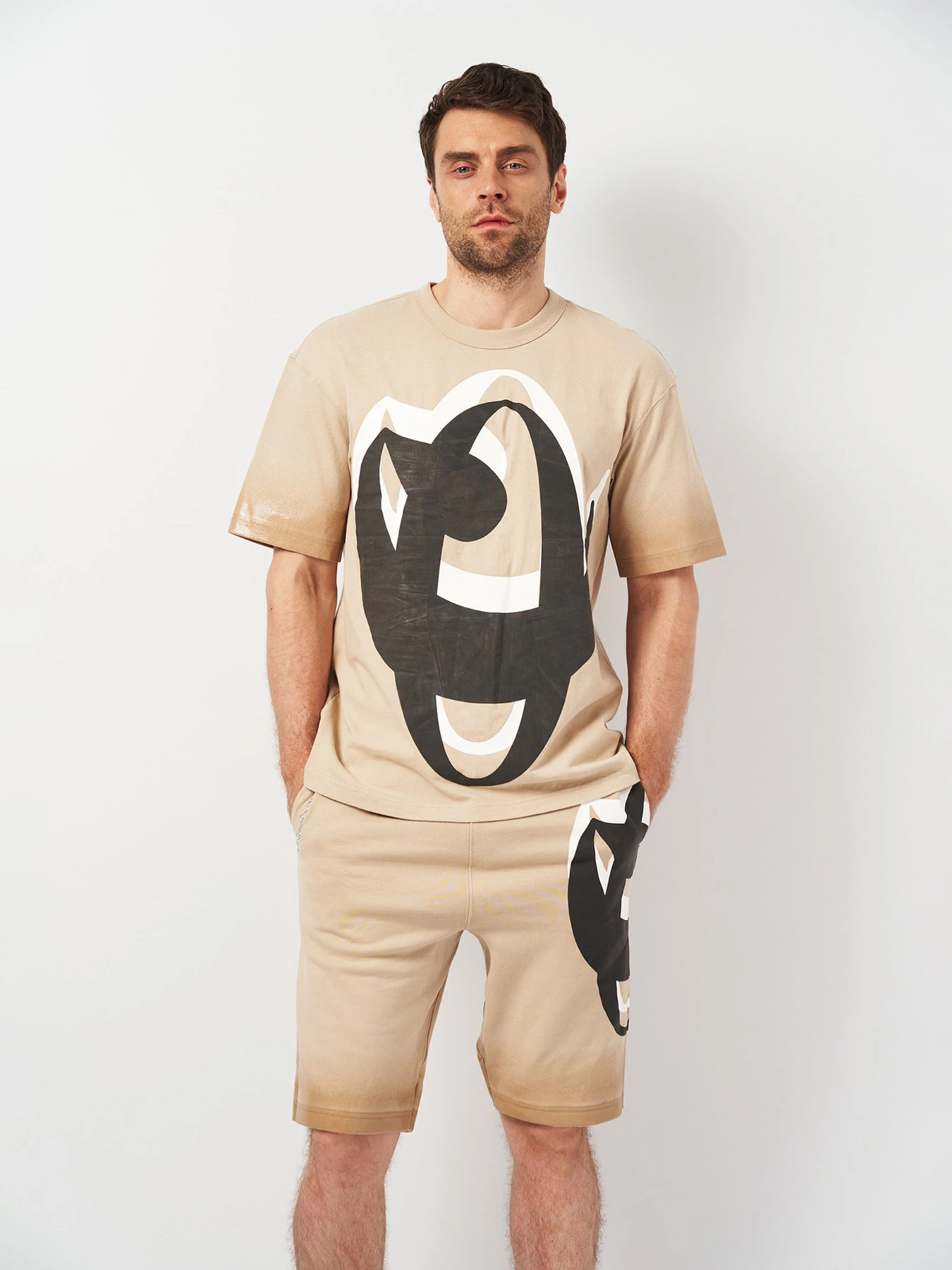 Футболки и поло H&M модель 2001106ral_Бежевый Фото