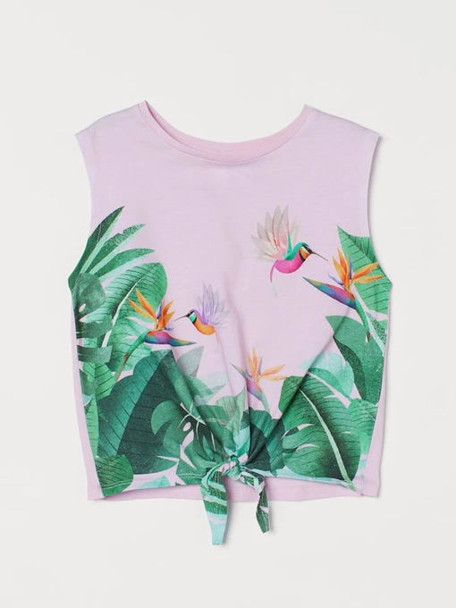Футболки и поло H&M модель 9749153kwer_Розовый Фото