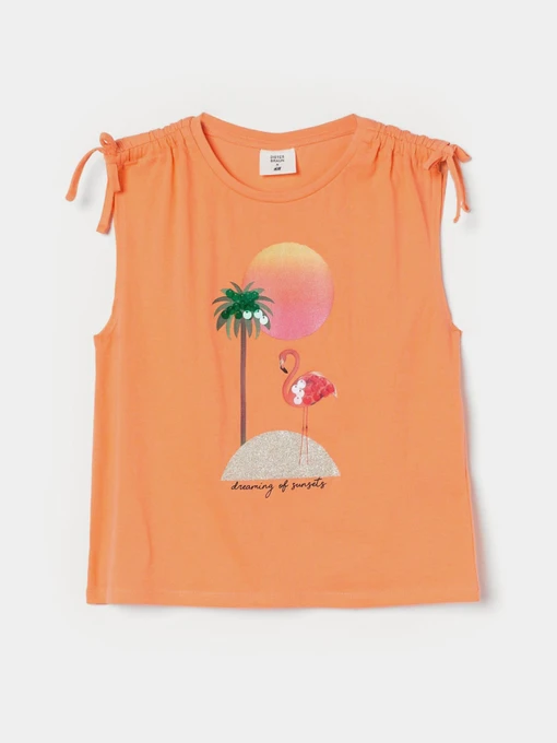 Футболки и поло H&M модель 9691043kwer_Оранжевый Фото