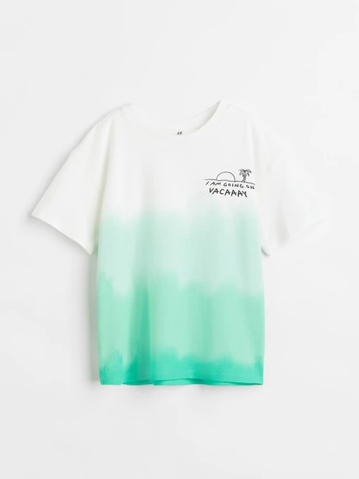 Футболки и поло H&M модель 10657325kwer_Бирюзовый Фото