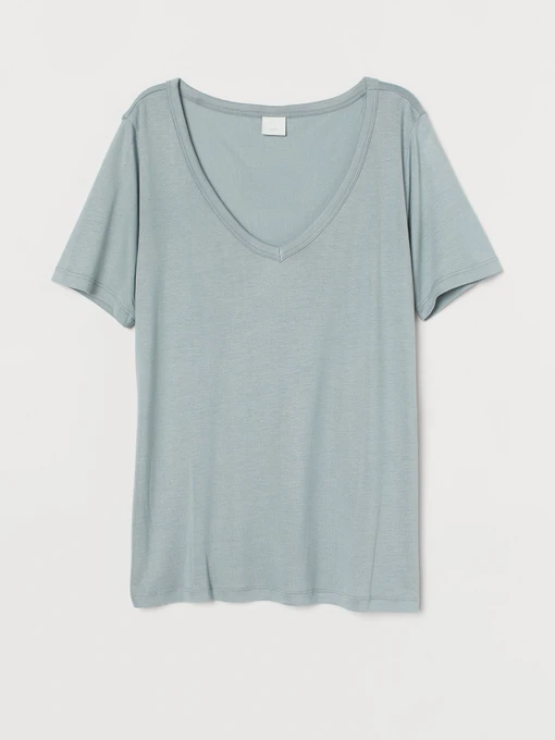 Футболки и поло H&M модель 7670322wer_Бирюзовый Фото