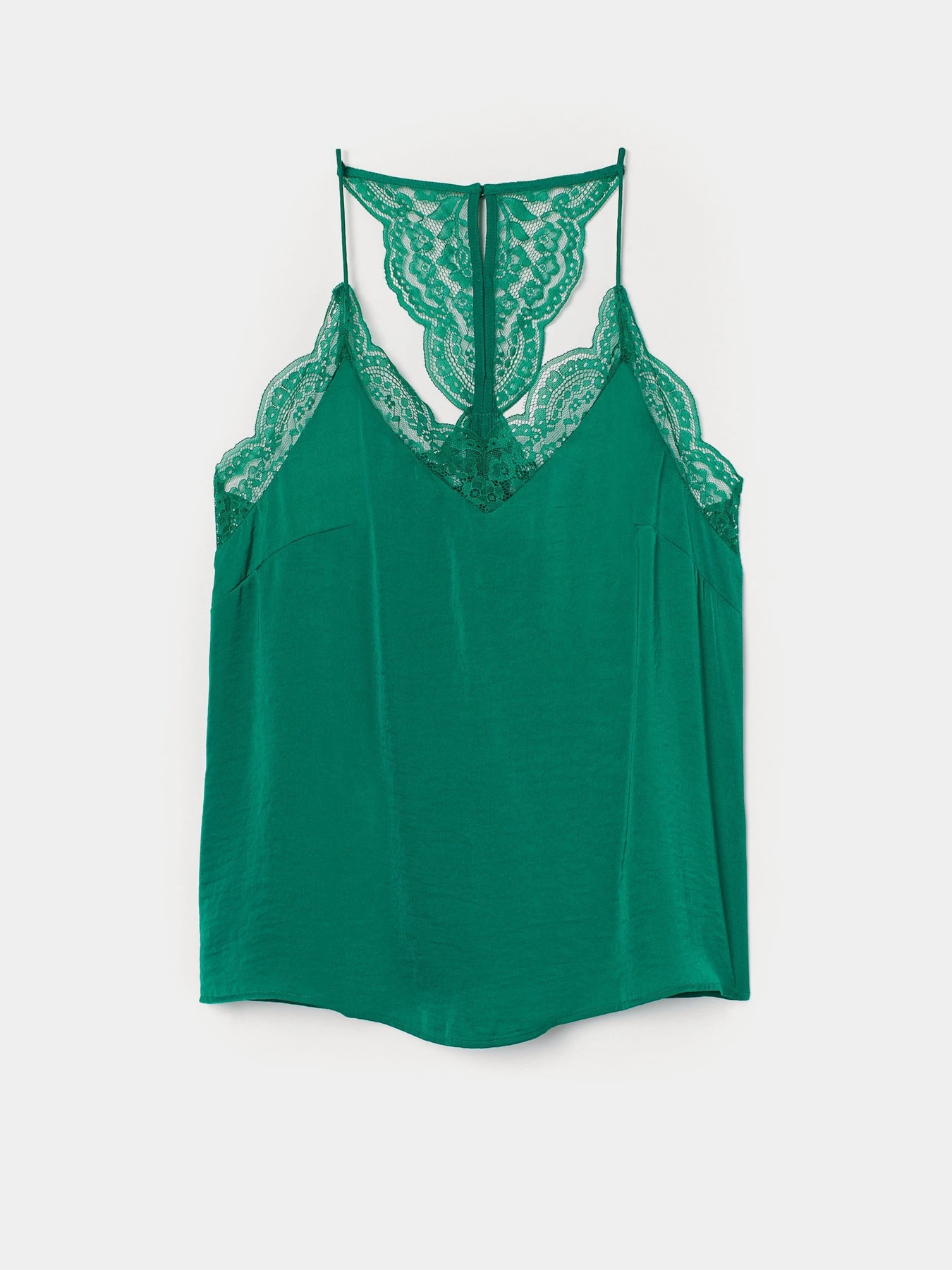 Футболки и поло H&M модель 8147661wer_Изумрудный Фото