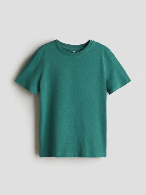 Футболки и поло H&M модель 5442906kwer_Изумрудный Фото