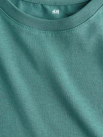 Футболки и поло H&M модель 5442906kwer_Изумрудный Фото