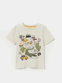 Футболки і поло H&M модель 9332923kwer_Молочный Фото