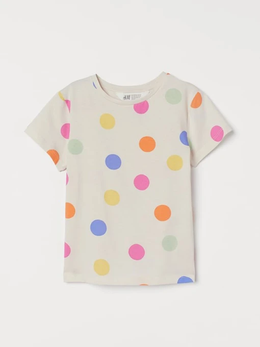 Футболки и поло H&M модель 9229153kwer_Молочный Фото