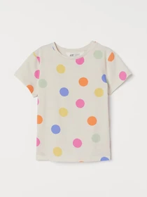 Футболки и поло H&M модель 9229153kwer_Молочный Фото
