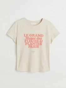 Футболки и поло H&M модель 1049249wer_Молочный Фото