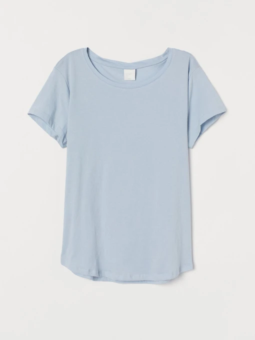 Футболки и поло H&M модель 6107761wer_Голубой Фото