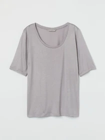 Футболки и поло H&M модель 9827565ral_Светло-серый Фото