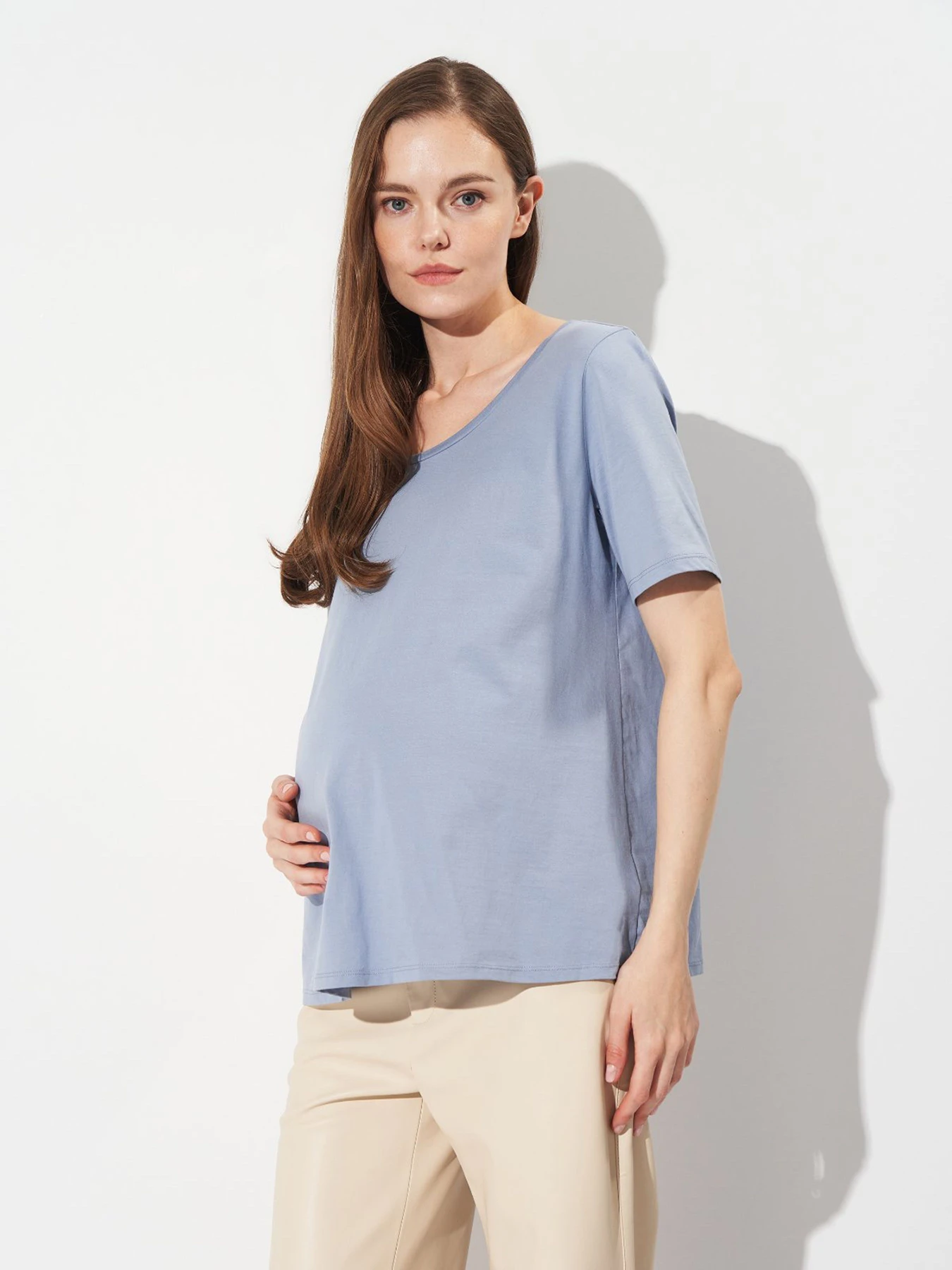 Футболки і поло H&M модель 9581263wer_Светло-синий Фото