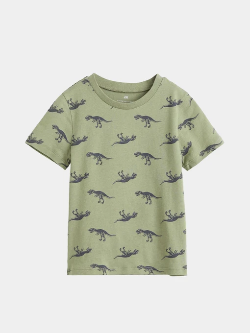 Футболки и поло H&M модель 7180765kwer_Хаки Фото