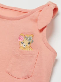 Футболки и поло H&M модель 93243430kwer_Персиковый Фото