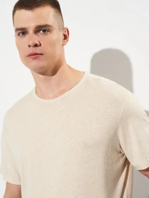 Футболки и поло H&M модель 10431995wer_Светло-бежевый Фото