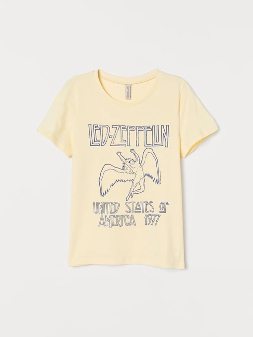 Футболки и поло H&M модель 8624751wer_Лимонный Фото