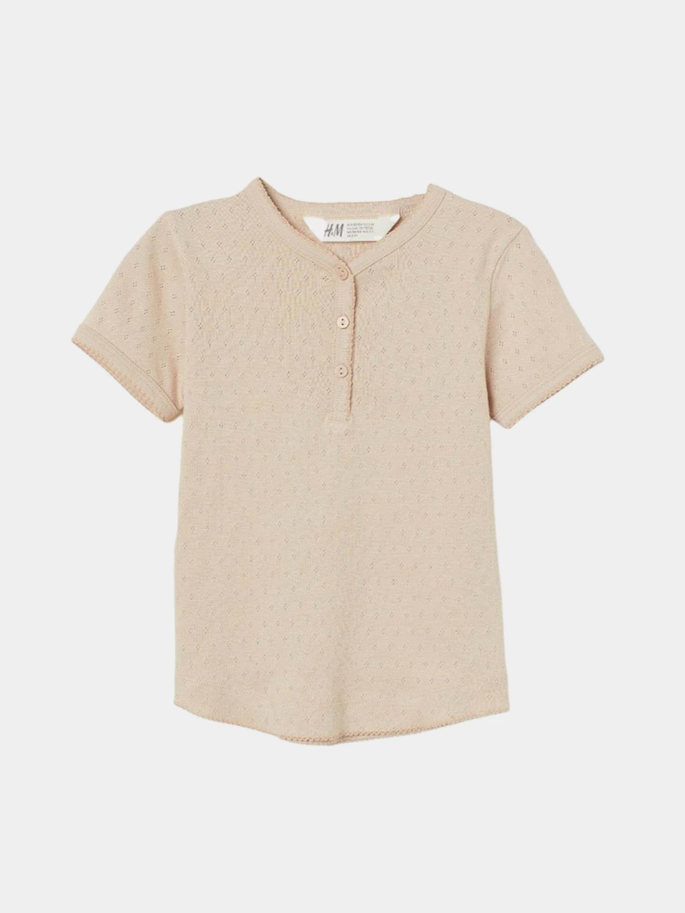 Футболки и поло H&M модель 8351491kwer_Бежевый Фото