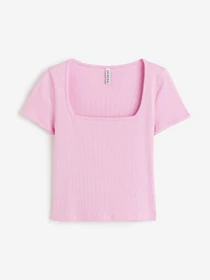 Футболки и поло H&M модель 10897318wer_Розовый Фото