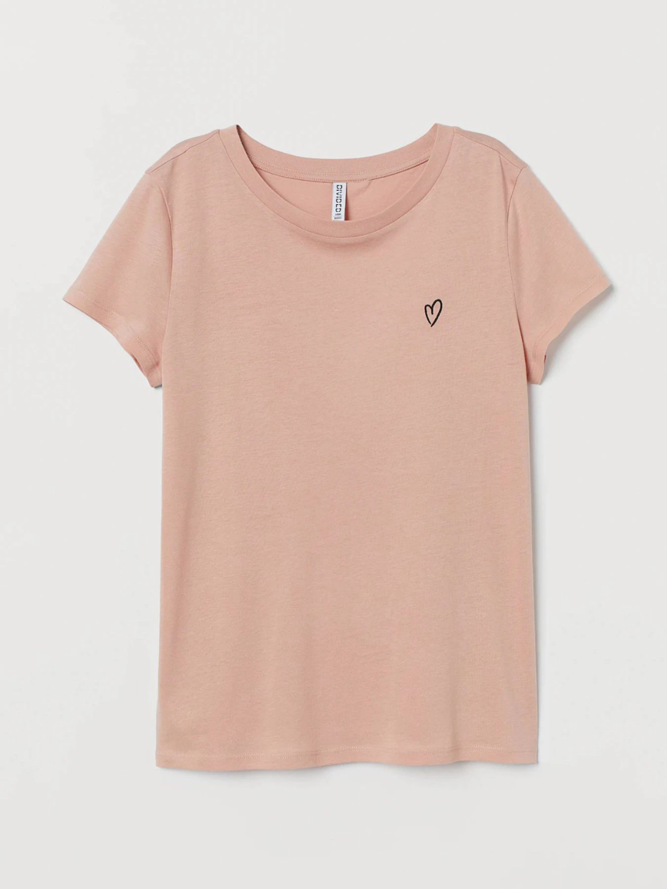 Футболки и поло H&M модель 7174900wer_Пудровый Фото