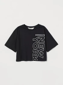 Футболки и поло H&M модель 8057091kwer_Черный Фото