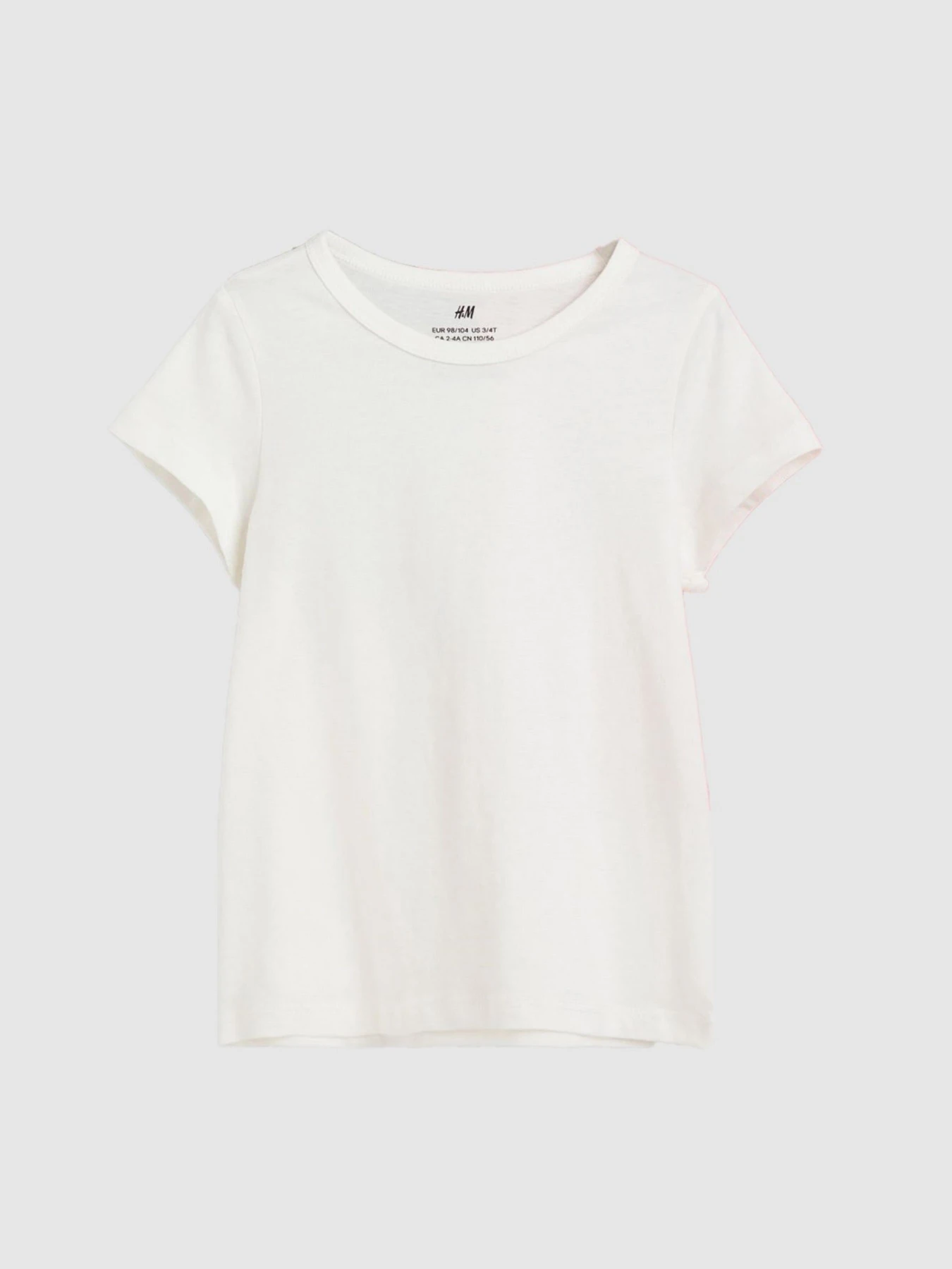 Футболки и поло H&M модель 10596395kwer_Молочный Фото
