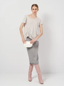 Футболки и поло H&M модель 1744407arl_Светло-серый Фото