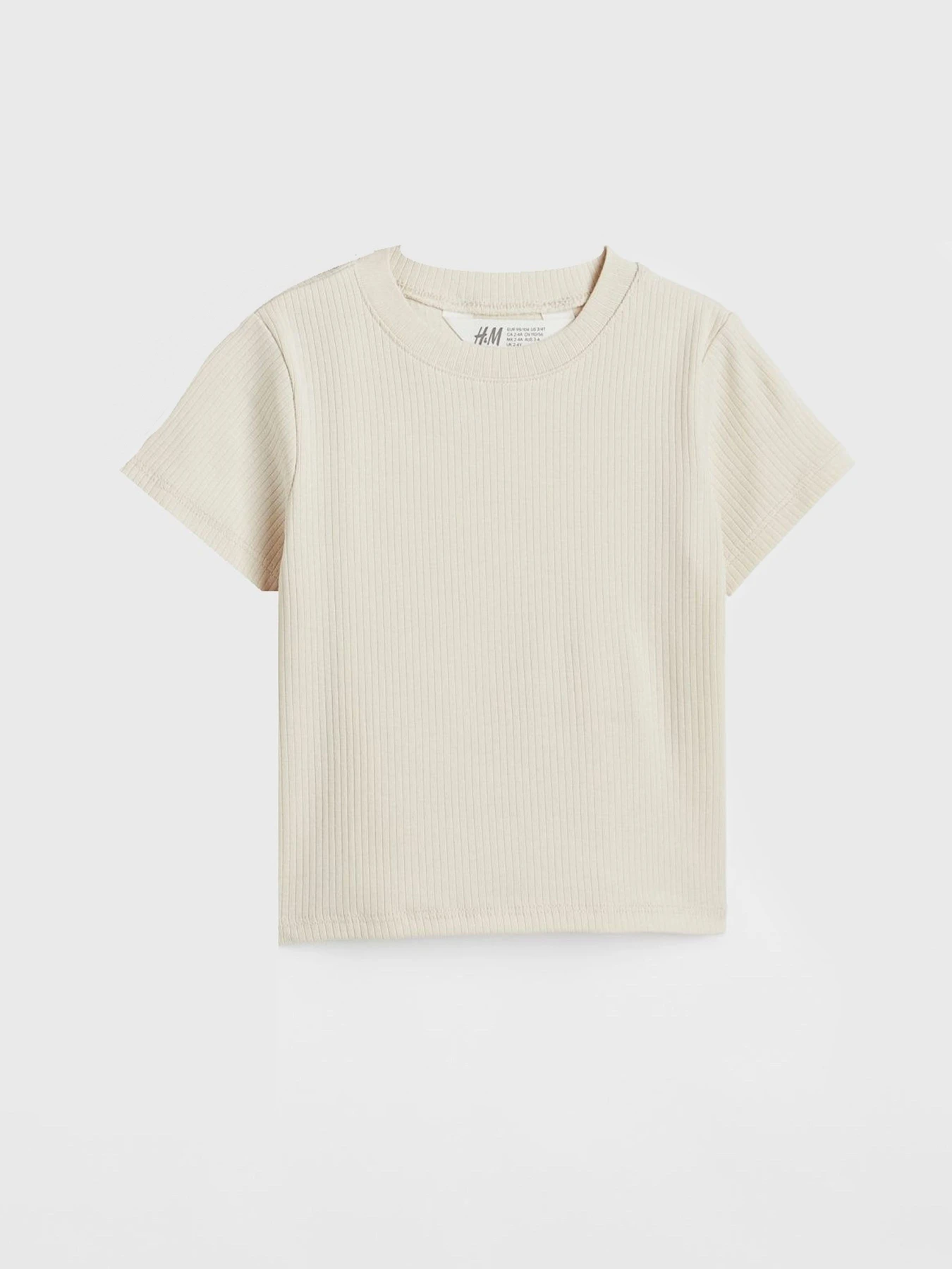 Футболки и поло H&M модель 1027168arl_Светло-бежевый Фото
