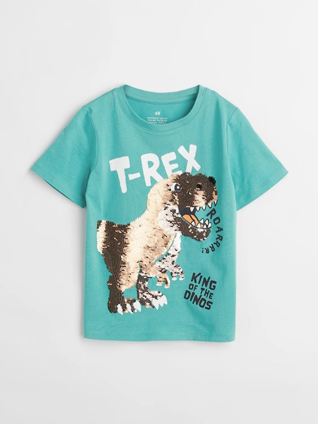 Футболки і поло H&M модель 10785306kwer_Бирюзовый Фото