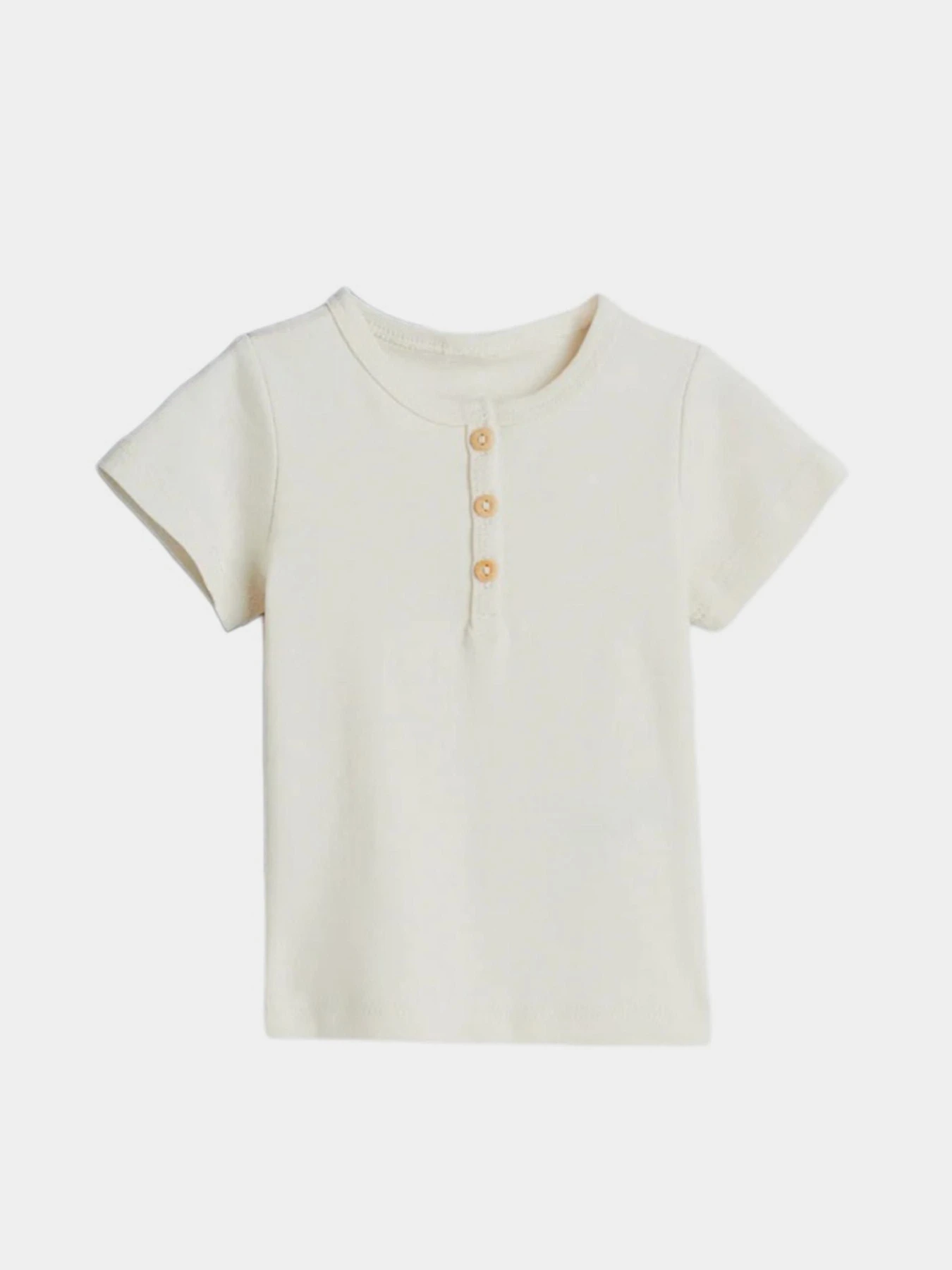 Футболки і поло H&M модель 7200761kwer_Молочный Фото